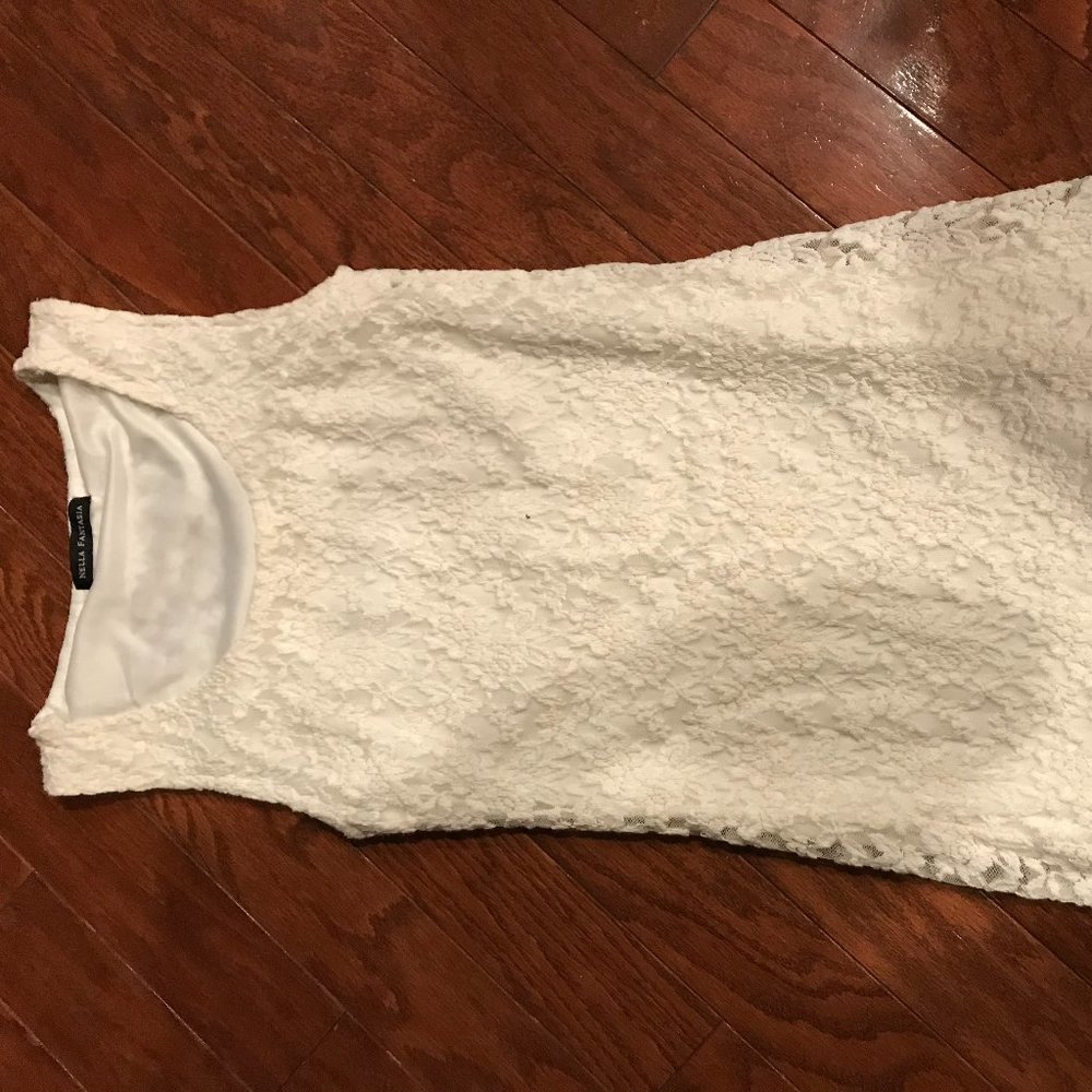 Ivory lace dress